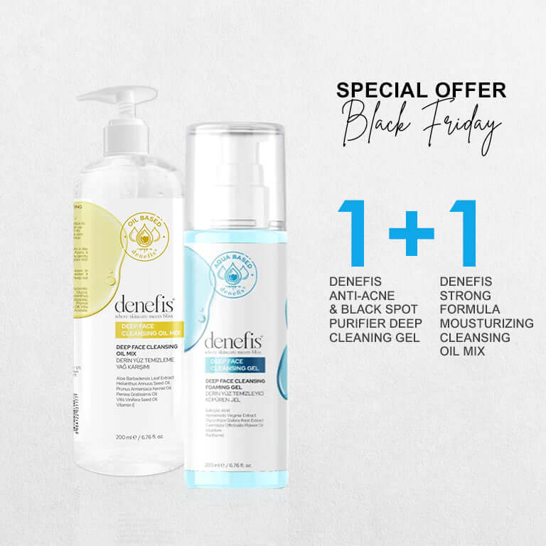 Denefis Double Cleanse Bundle – Oil & Foam Duo