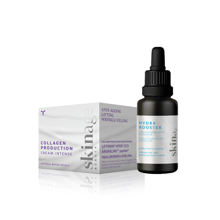 Skinage collagen production cream + SKINAGE Hydra Booster Free