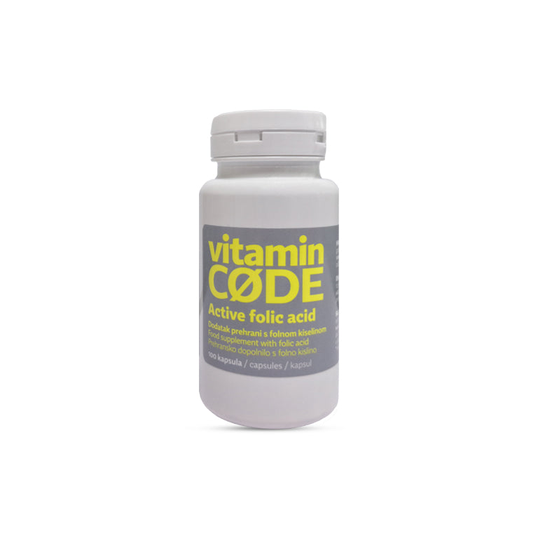 Vitamin CODE Active folic acid 100's