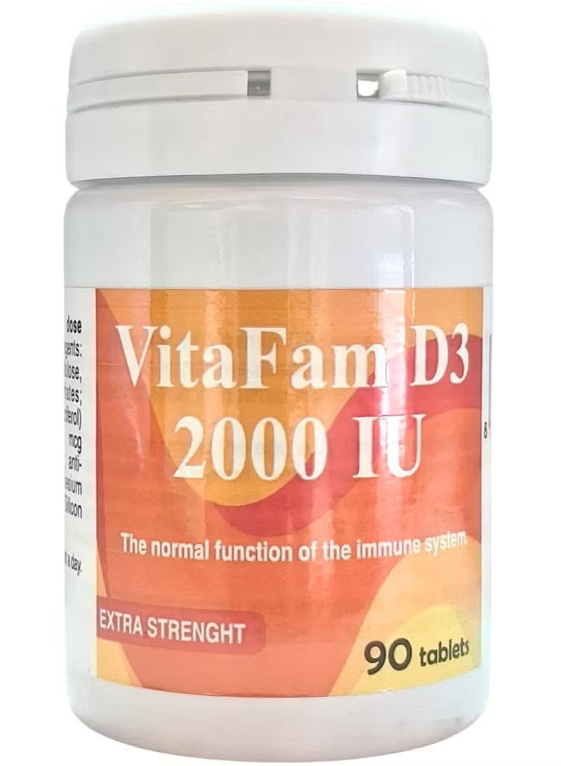 VITAFAM D3 2000 IU 90 TABLETS