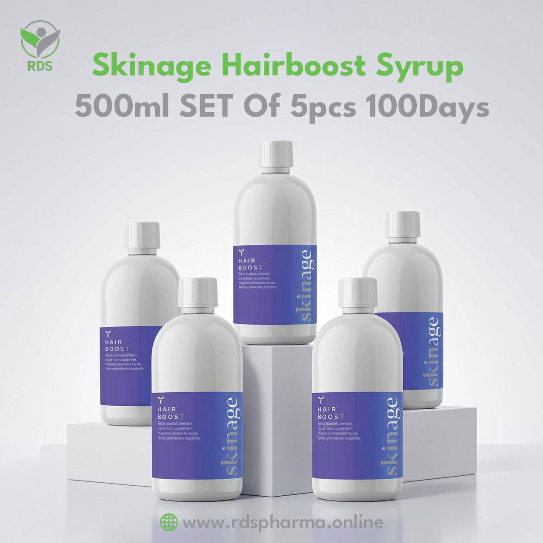Skinage Hairboost Syrup 500ml SET Of 5pcs 100Days