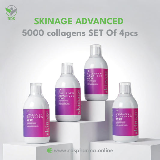 SKINAGE ADVANCED 5000 collagens SET Of 4pcs