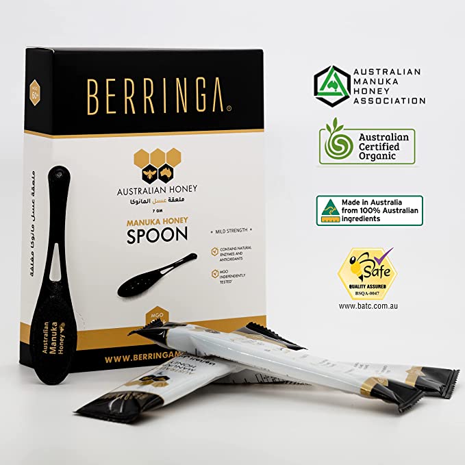 Australian Manuka Honey Spoon 60+ MGO 12pcs