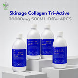 Skinage Collagen Tri-Active 20000mg 500ML Offer 4PCS