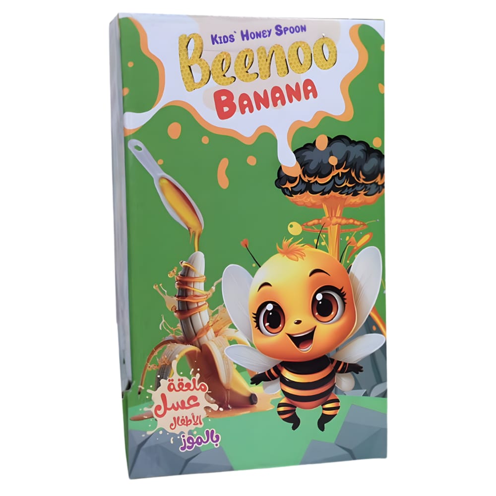 BeeNoo Kids  Banana Sidr Honey spoons 3.5GM 12pcs (Copy) (Copy) (Copy)