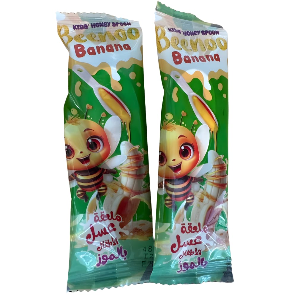 BeeNoo Kids  Banana Sidr Honey spoons 3.5GM 12pcs (Copy) (Copy) (Copy)