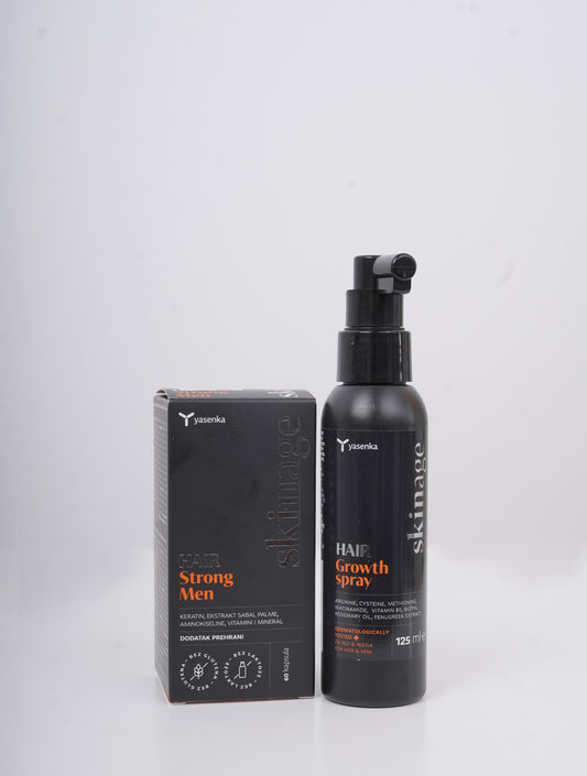 Skinage HAIR Strong MEN 60s Capsules SET( Capsules +Spray)