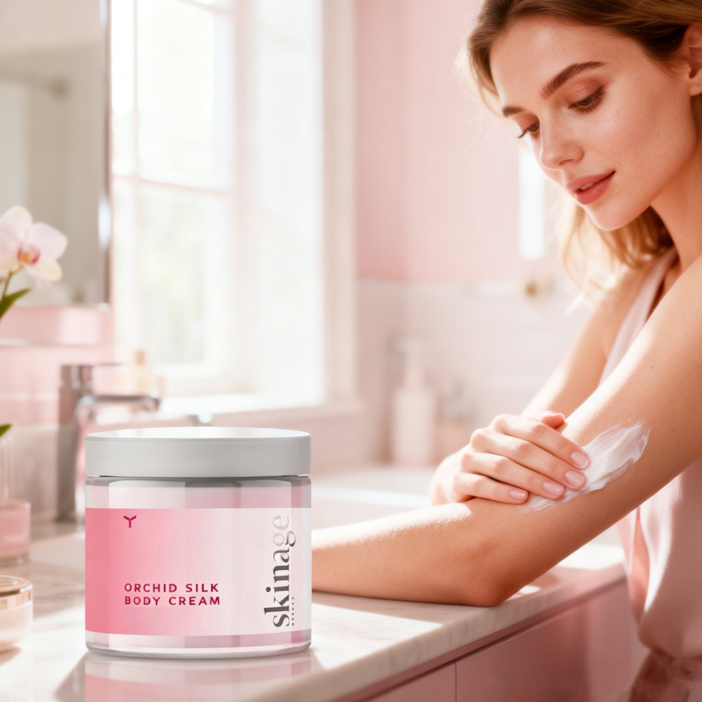 كريم الجسم سكيناج بيوتي أوركيد سيلك 400 جرام